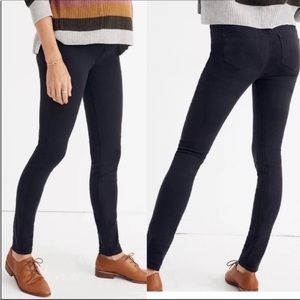 Madewell Maternity Over The Belly Skinny Jeans: Lunar Black Wash - Tencel Denim